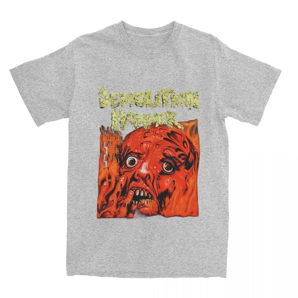 Erkek Kadın Yıkım Çekici Tişört Aksesuarları Thrash Metal Grubu Üstler Tişört Vintage Tişörtler Tüm Mevsimler