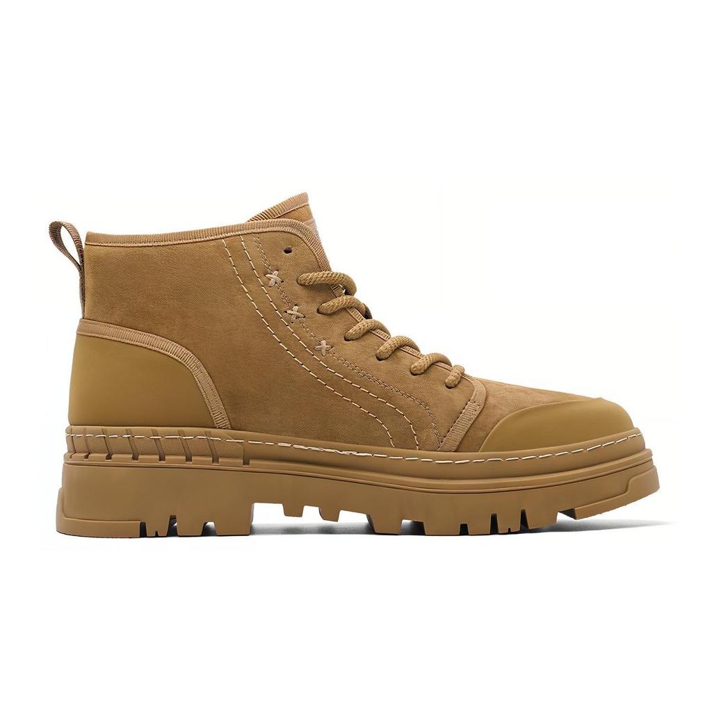 Dickies Fleece gevoerde Katoenen Schoenen Warm Comfortabel Klassiek Casual Veelzijdig Korte Martin Laarzen Herenlaarzen Bruin 233M50LXS49M