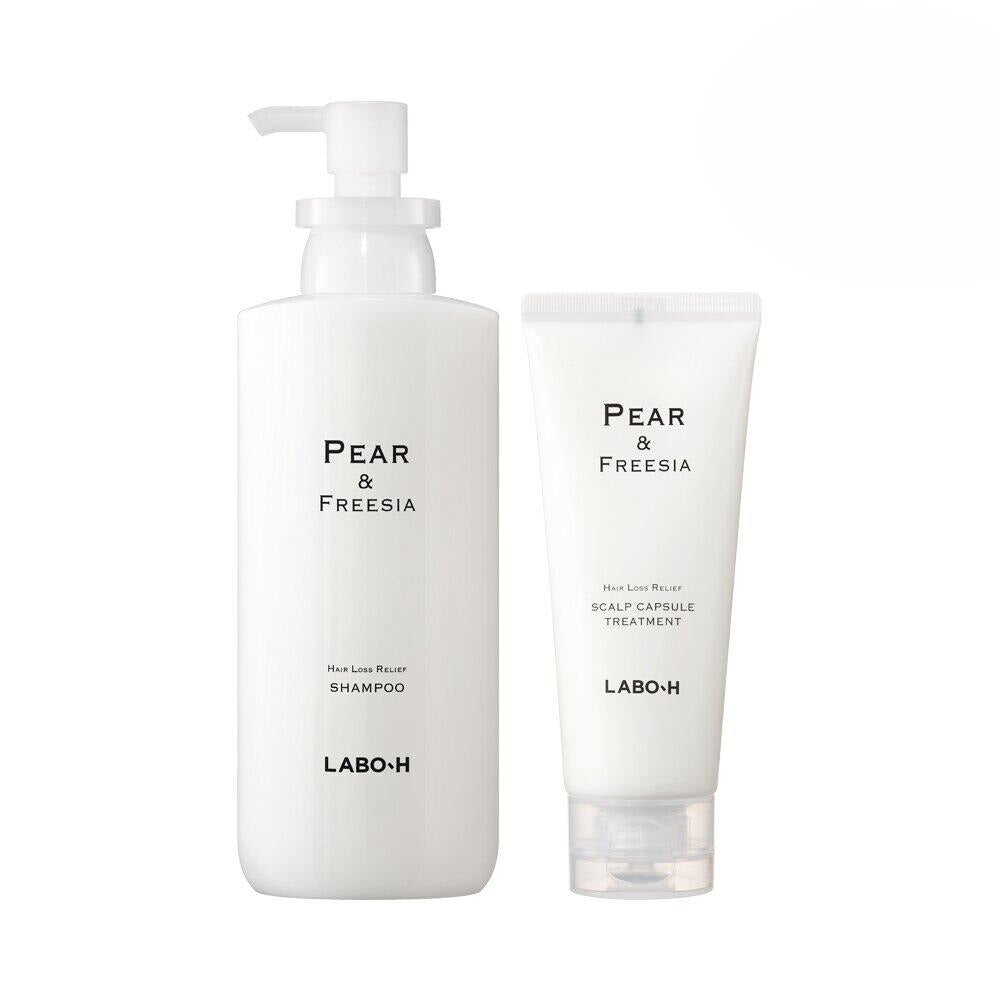 

LABO-H Hair Loss Relief Scalp Strengthening Pear & Freesia Shampoo 333mL + Treatment 100mL Special Set