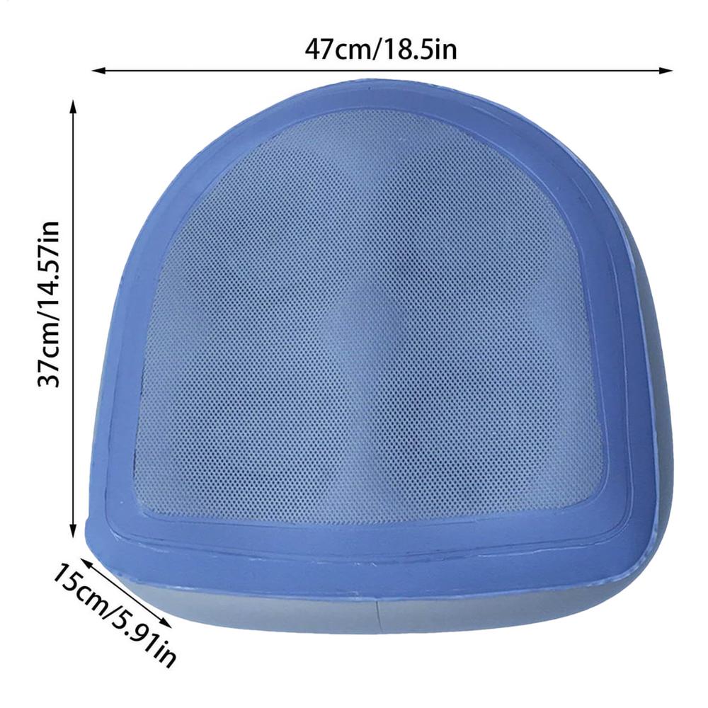 Bathtub Seat Cushion Chair Backrest Hip Massage Support With Suction Cup Inflatable Seat Pad For Car Desk Driving Camping Travel