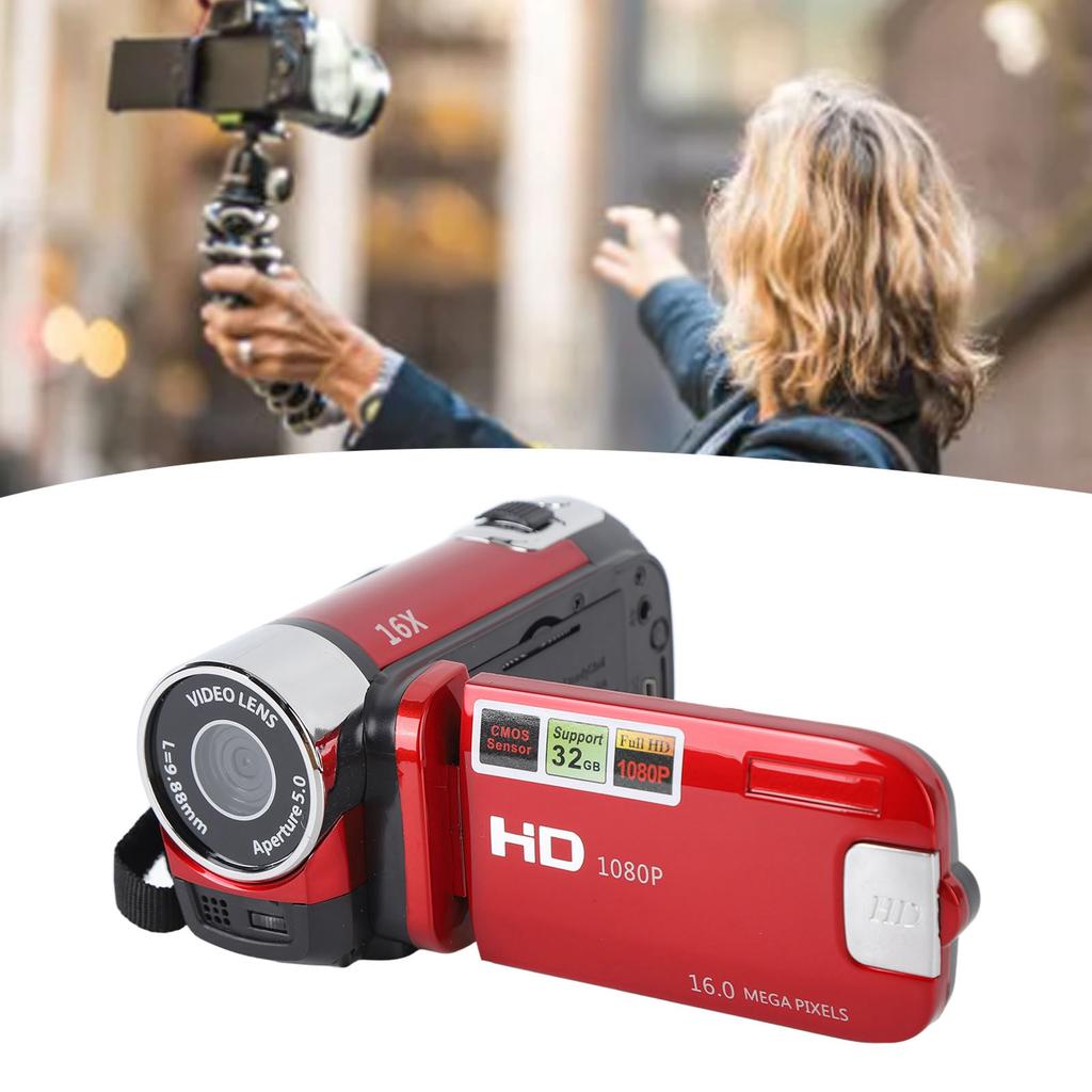 4K 48MP DV Camera 2.7in   Rotatable Screen 16x Digital Zoom Video Camera with USB Cable