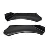 Universal Carbon Fiber Pattern Front Lip Kit for Cars - Three-Piece Accessory Set
