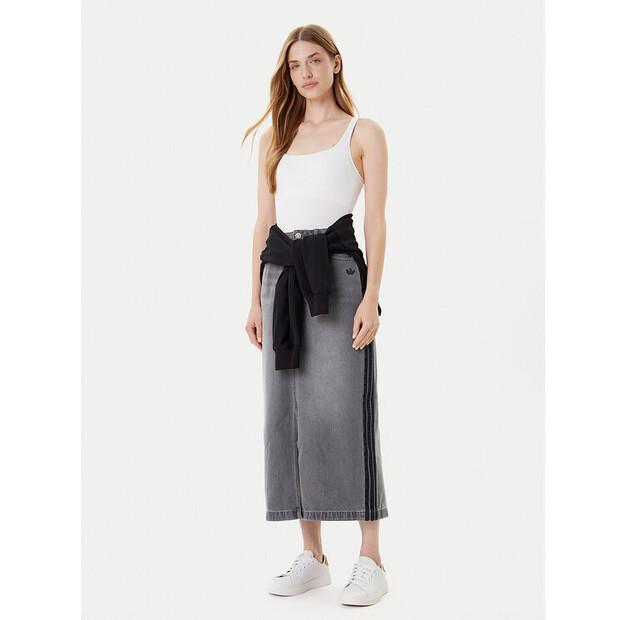 Adidas Adicolor 3-Stripes Denim Skirt