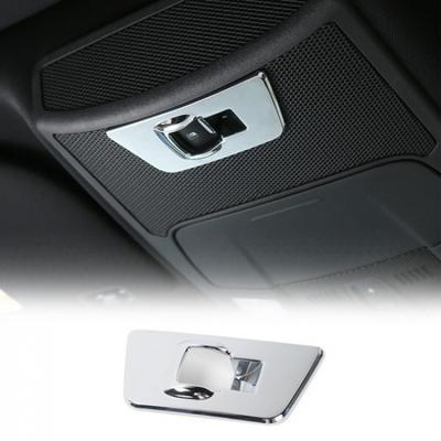 1X Rear Window Switch Button Decor Cover for Ford F150 15-20 Chrome Accessories