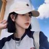 Versatile Student Embroidered Baseball Cap Sweet Cool Girl Face Small Hat Spring Summer Sunshade Sunscreen Cap