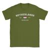 Unisexs T Shirt I Love Netherlands T Shirts Hip Hop  Beach Tees YK Basic Pure Cotton Clothes Gift Idea