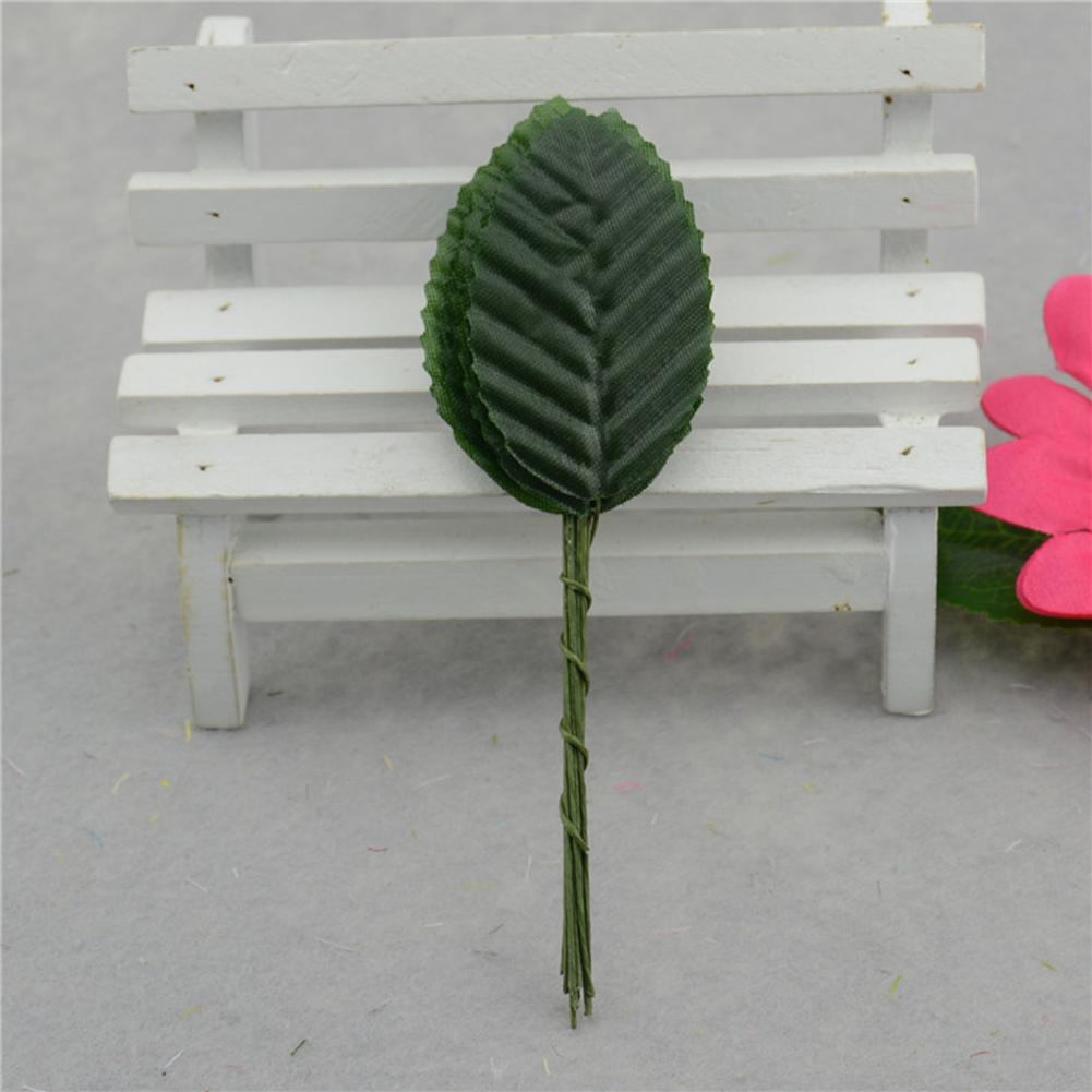 10pcs Fake Leaf Bouquet Simulation Plant Home Decoration Shooting Props Diy Handmade Garland Accessories