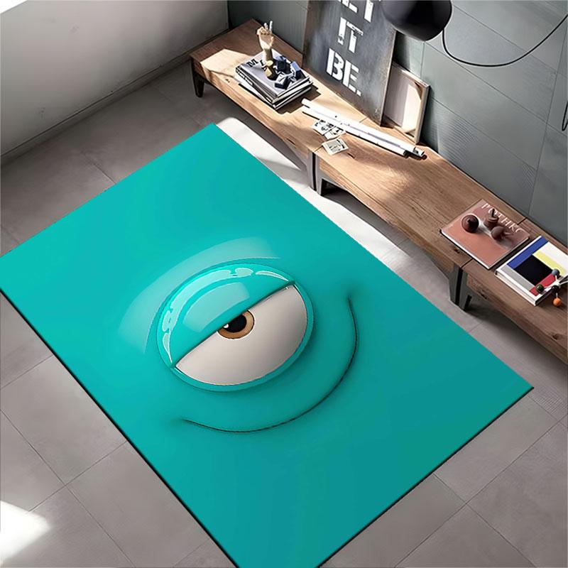 Cyclops Face Minimal Design suitable as a non-slip mat for the living room or bedroom sofa