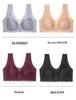 Cross-Border Sexy Lace Seamless Front Buckle Bra - Large Size, No Steel Ring, Beautiful Back Design