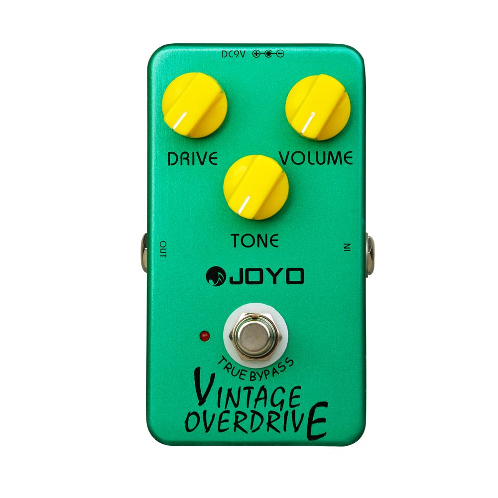 JOYO JF-01 Vintage Overdrive Guitar Pedal Producing Warm Mild Smooth Overtone Overdrive Pedal with Sustain Effects