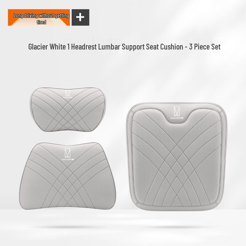 Apt for Avatr 11: Car Headrest, Lumbar Support, Seat Set, and Neck Pillow for All Seasons