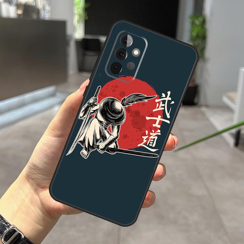 Japanese Samurai Warrior Case For Samsung Galaxy A32 A12 A22 A52 A35 A26 A16 A05 A55 A15 A54 A34 A14 A56 A36 A13 A53