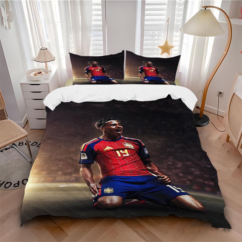 3Pcs Spain'S Celebration Moment Bedding Sets For All Sizes New 3D Printed Bed Cover Comforter Duvet Cover Pillowcase Bedroom Decoration