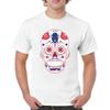 T-shirt Crâne de Sucre Bison Fan de Football Inconditionnel Tailgating T-shirt Homme