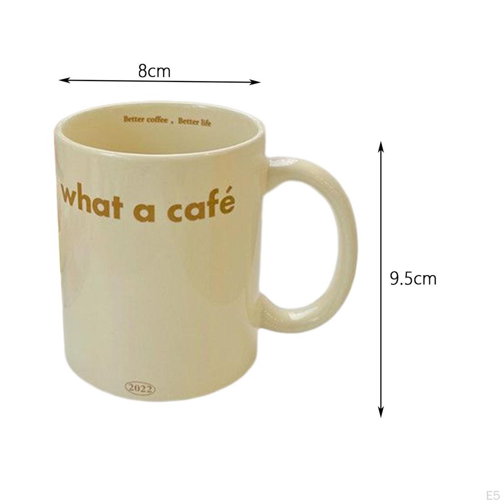 Espresso Latte Mugs Handcrafted Ceramic Mug Enamel for Kitchen Home Party