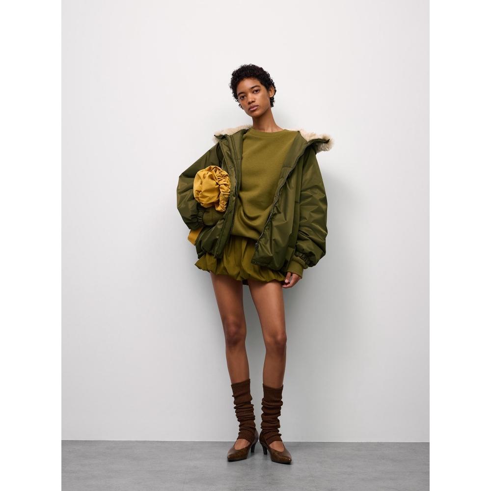 Gu By Uniqlo Warm Padded Flight Jacket