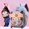 Childrens Capybara Cartoon Backpack With Lightweight Nylon For School And Kindergarten