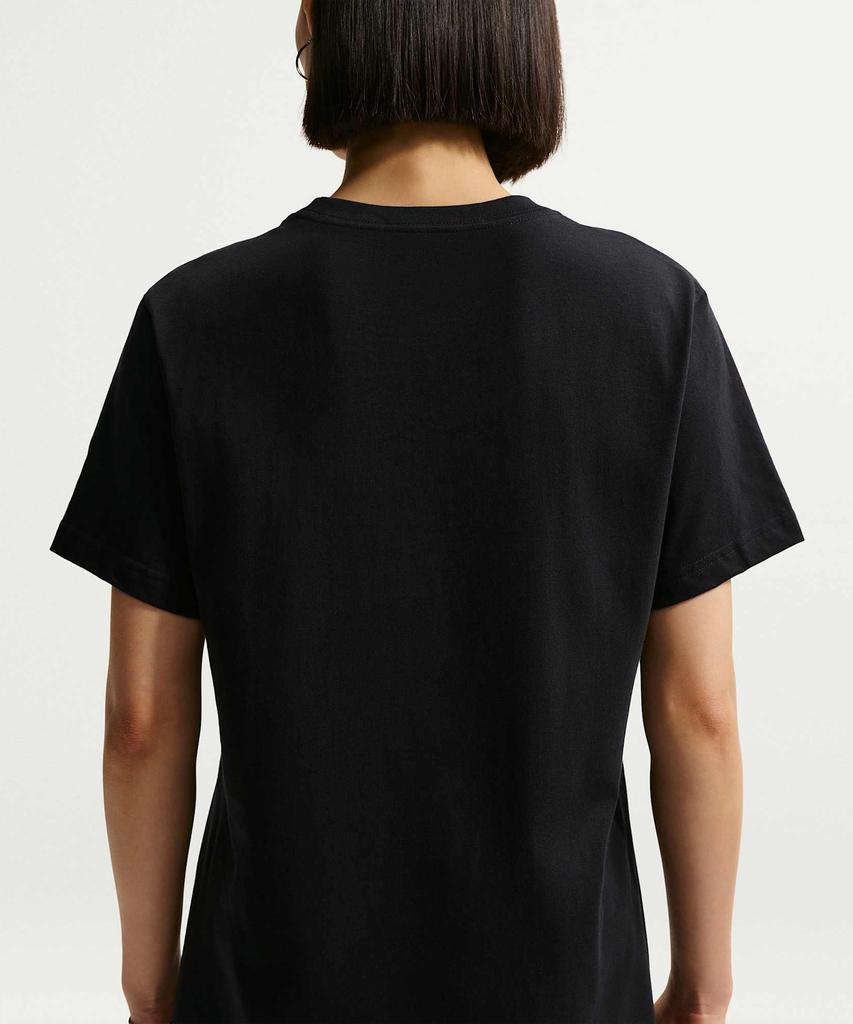 NIKE Sportswear Oversized Short Sleeve T-Shirt (Plus Size) W - Black:White / Ih7602-010