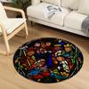 Bedroom Kids Play Floor Carpet Door Mat Modern Living Room Carpet Notre Dame Church Painted Round Room Carpet Chair Mat