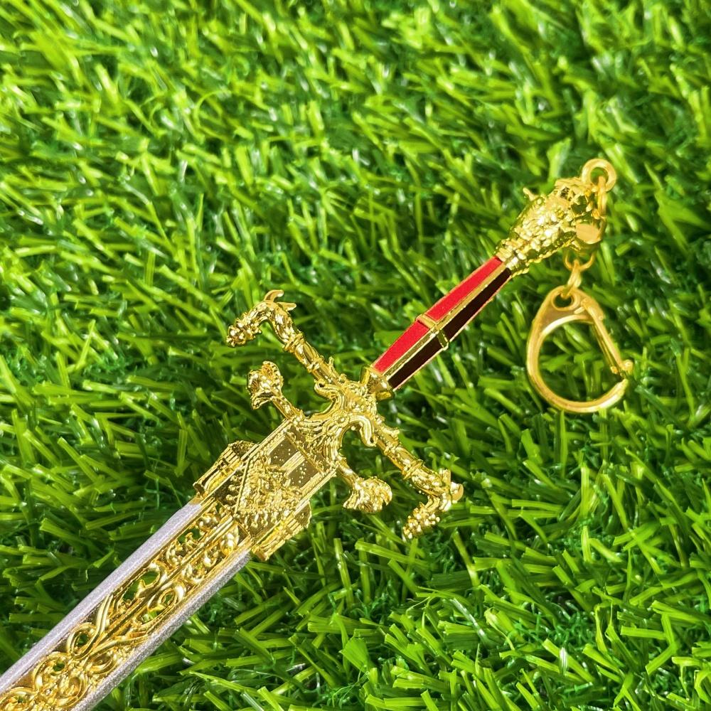 8.6inch Anime Elden Katana Sword of Night and Flame Ninja Knife Steel Metal Sword Real Size Japanese Katana Samurai Sabre Toy