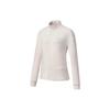 Solid Color Zip Neck Long Sleeve Jacket Women Jackets Milk-Cloud SC1230012DY-GE75