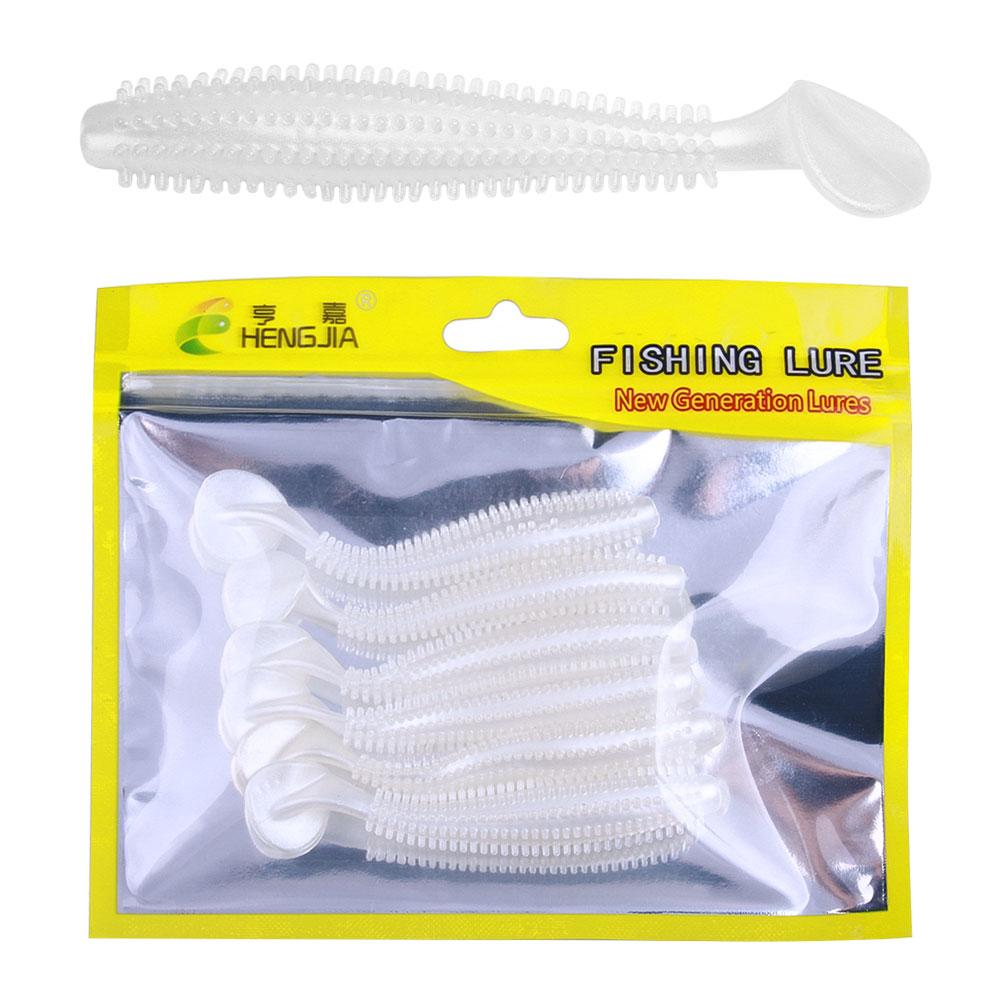 6 buc/lot momeală moale din silicon momelă de pescuit cu particule viermi momeli momeli artificiale pentru abordări de crap de bas