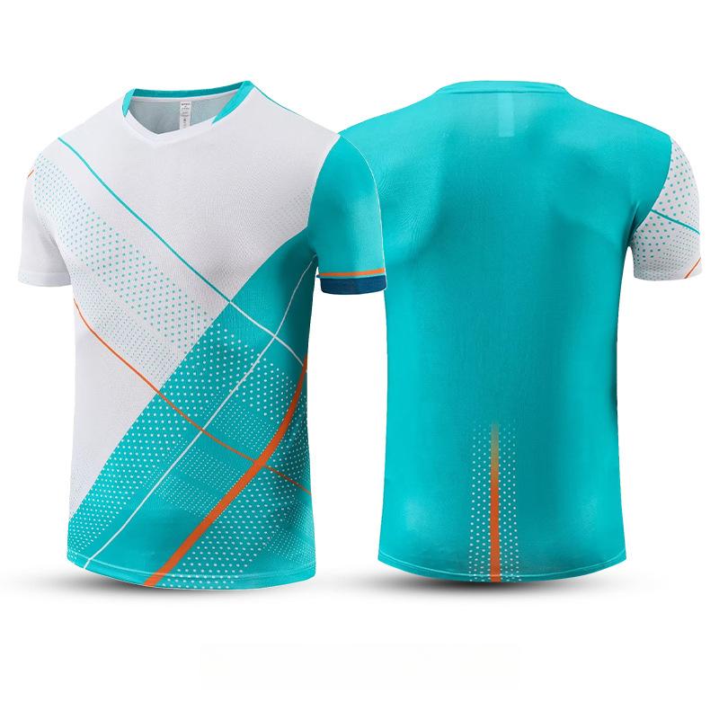 Summer Sports Men's T-shirt Loose and Comfortable Daily Casual Round Neck Needle Eye T-shirt