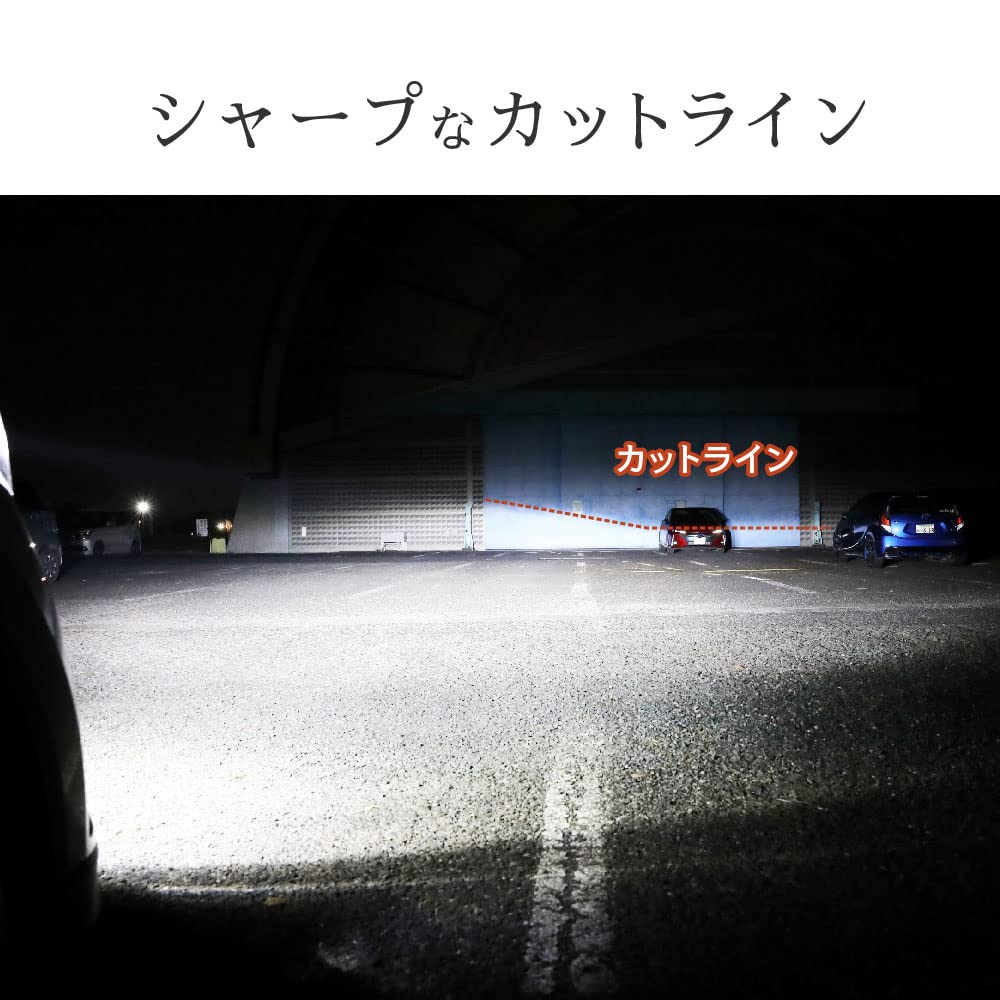 H7 LED Headlights for Imported 49600cd with Warning Vehicle Inspection Set of WC Series HID-ya Vehicles, (Candela), White, 6500K, Built-in Canceller,