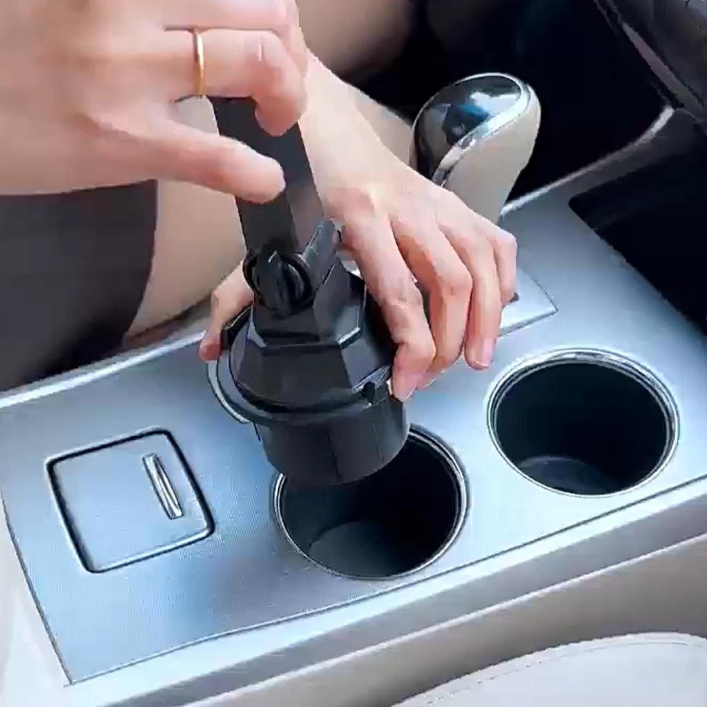 Cup Holder Expander Tray For Car Car Adapter Cup Holder Tray For Eating Commuting Traveling Vehicle Dining Table Worker Solutio