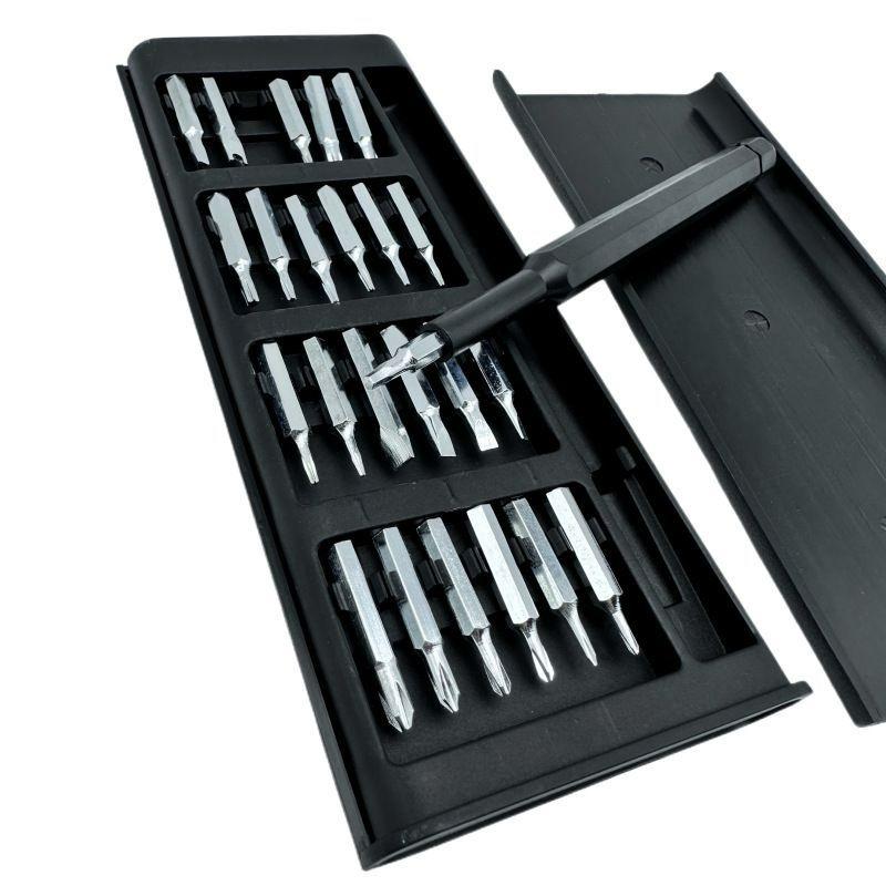 25 in 1 Precision Screwdriver Set Kit Professional Phone Glasses Hexagonal Flat Head Magnetic Screwdriver Head Repair Tools