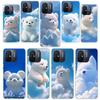 Sunny Clouds Teddy Bear Phone Case for Xiaomi Redmi 14C 13 13C 12 12C 10 10C 10A 9C 9A 9T 9 8 8A 7 7A 6A 6 Pro K70 K60 K40 K20 1