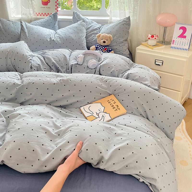 Pre-Washed Microfiber Duvet Cover Set with 2 Pillowcases - Ultra Soft Wrinkle-Resistant Bedding Set, Hypoallergenic & Breathable