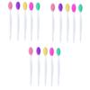 1-20pcs Beauty Skin Care Wash Face Silicone Brush Exfoliating Nose Clean Blackhead Removal Brushes Tools With Replacement Head