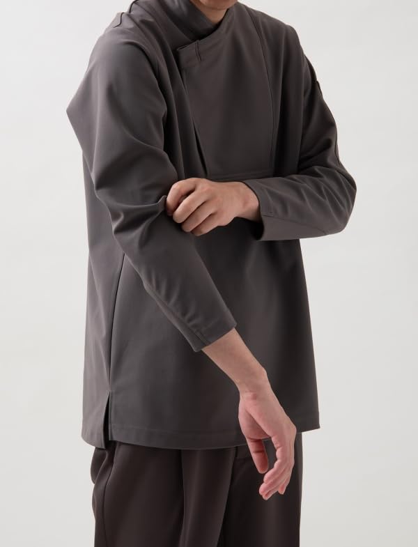 Seven Uniform CA2147-6 Coat/Long Sleeve, Taupe, Size S