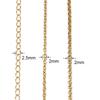 2 5 Meters PVD Never Fade Stainless Steel Link Chains Bulk Extension Chains Necklace Lot for Bracelet Supplies Jewelry Making
