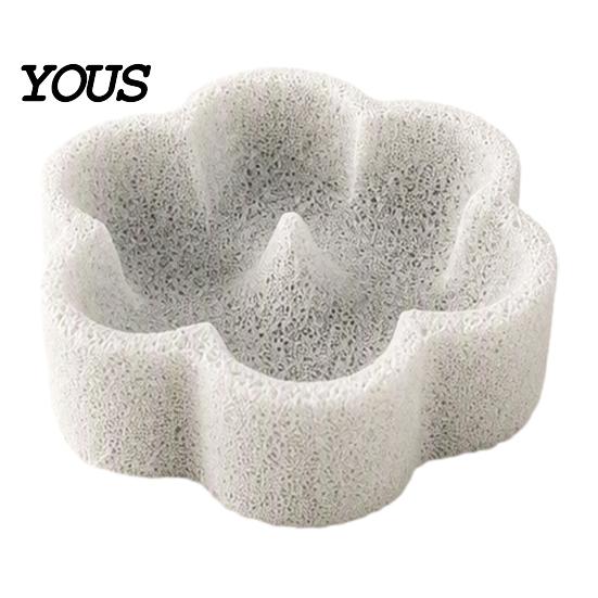 Pumice Perch Feeding Dish Stone Parrot Bowl, Spill Proof Bird Water Bowl Food Dish, Cage Feeder for Cockatoo Cockatiel Conure Parakeet Small Accessory