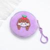Cartoon Plush Coin Purse Girls Children Small Wallet Kid Zipper Change Money Bag Mini Headphone Key Bag Keychain Pendant Pouch