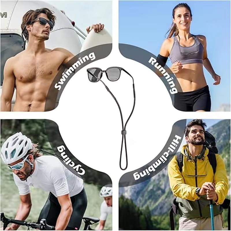 1Pc Adjustable Neck Cord Glasses Straps Fits Men's And Women's Sports Sunglasses And Glasses Rope Holder Glasses Accessories