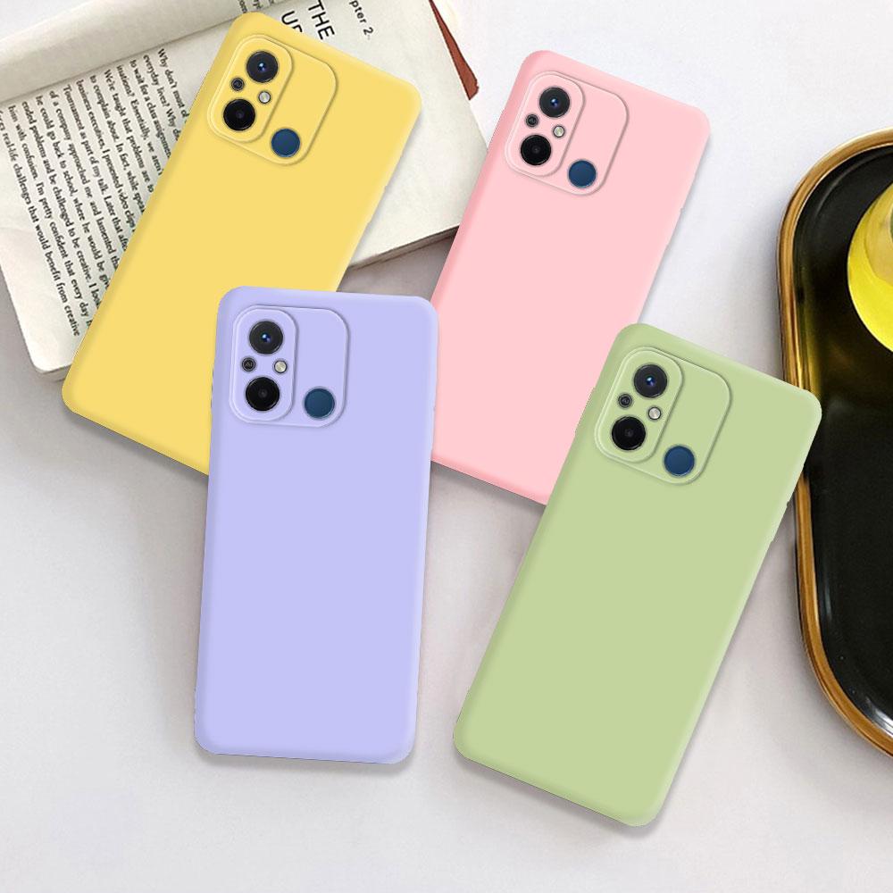 For Xiaomi Redmi 12C Case Matte Silicone Back Cover For Xiaomi Redmi 12C 12 C Phone Cases For Redmi 12C Fundas Coque