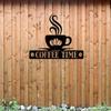 Stunning Rustic Metal Wall Art! Personalized Coffee Bar Sign.For Kitchen, Cafe, Restaurant decor.Perfect Gift for Coffee Lovers.