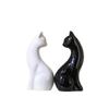 Ceramic Small Ornaments Black and White Cat Ornaments