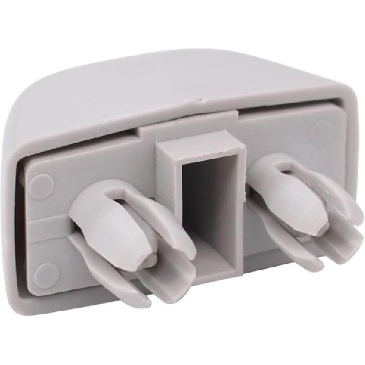 Pack of 2 Gray Interior Sun Visor Clip Bracket for A6 A7 A8 S6 S7 S8 for Pass