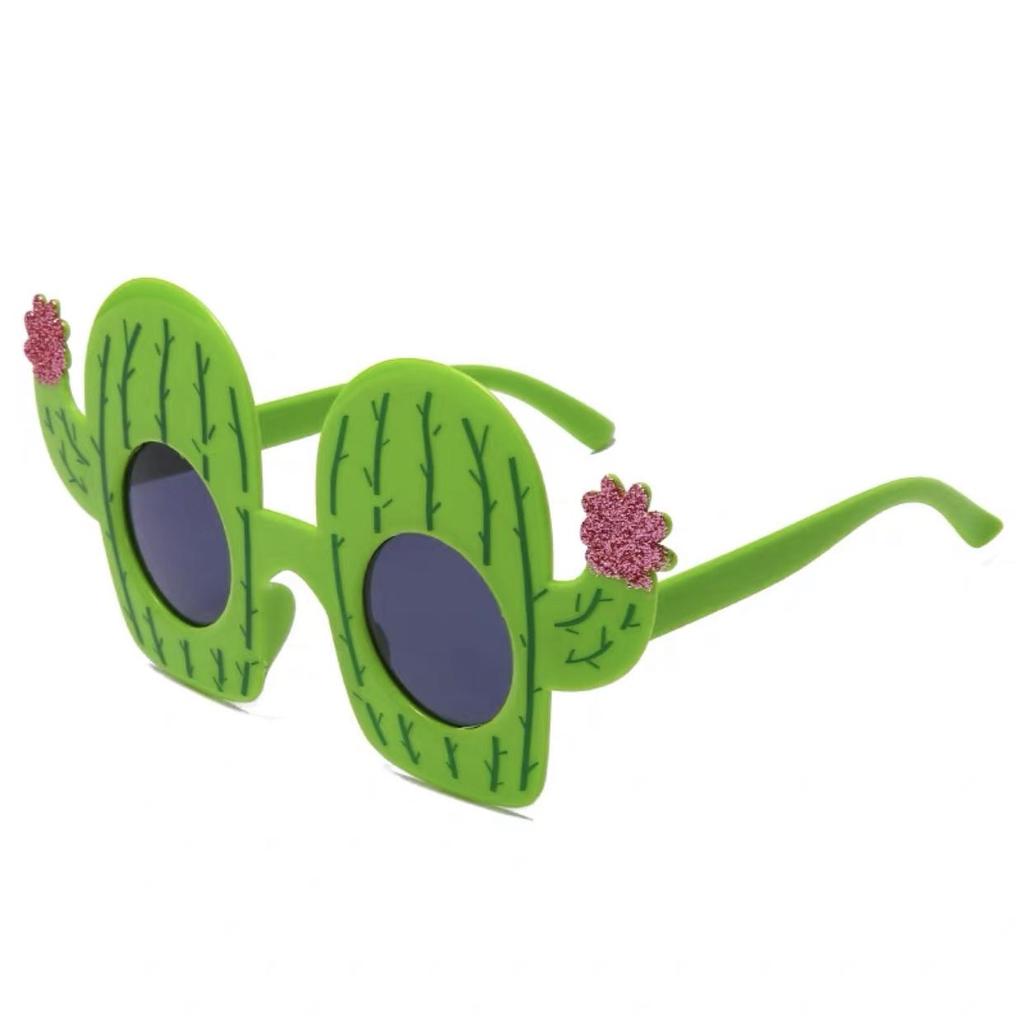 Hawaiian Beach Party Glasses: Coconut Tree, Flamingo, Parrot, Ice Cream, Flower & Wine Glass Fun