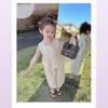 Girls' Floral Summer Set 2025: Casual Top & Loose Long Pants