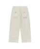 THE COLDEST MOMENT Tcm Cut Out Offset Pocket Pants (Beige)