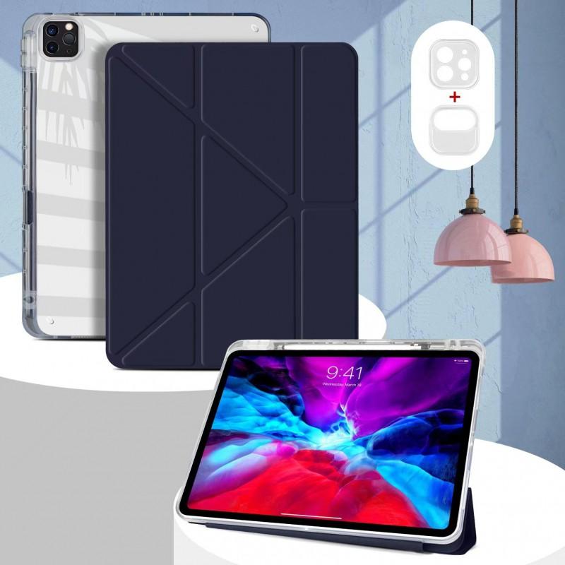IPad 10 Case 3Y Fold Stand Cover With Magnetic Sleep Wake TPU Protective Shell 10th Gen