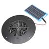 Solarbetriebener Abluftventilator Rund 5W Tragbarer Solarpanel-betriebener Ventilator Leise für Hühnerställe