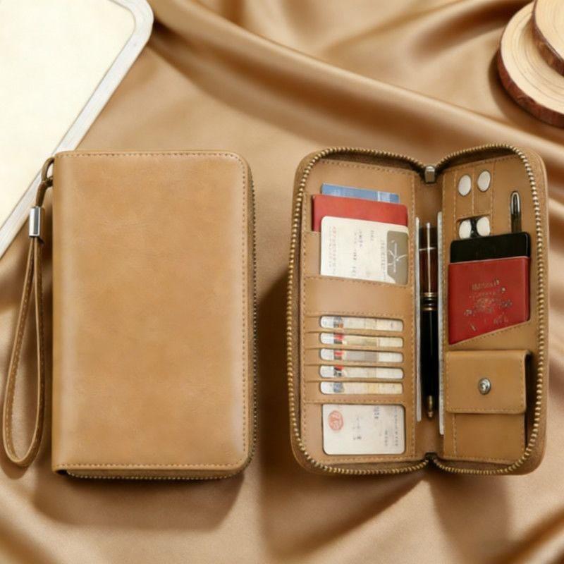 Passport Cover Pu Leather Man Women Travel Passport Holder With Credit Card Holder Case Wallet Protector Cover Case