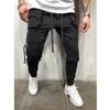 Men's Cargo Pants Casual Sweatpants Slim Fit Cotton Fabric Trousers With Pockets