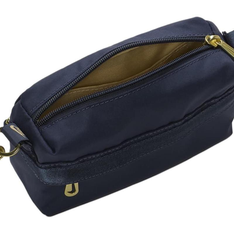 Nike Fabric Shoulder Bag Women's Lightning Blue/Lightning Blue/Sesame Brown Casual CW9304-437